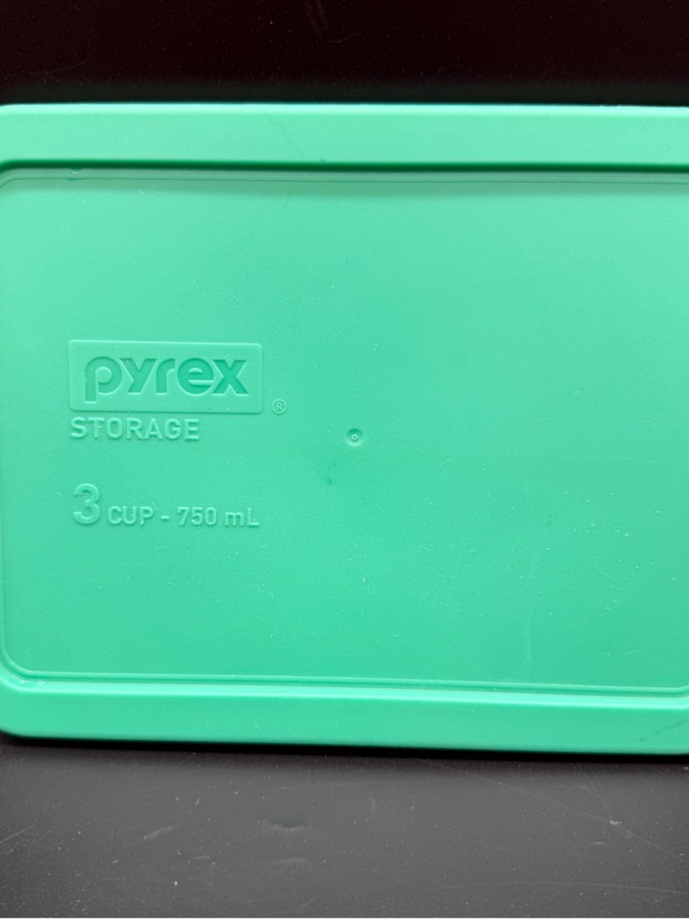 Pyrex Refrigerator Freezer Microwave Storage Lid for 3 Cup Dish #7210-PC - Green